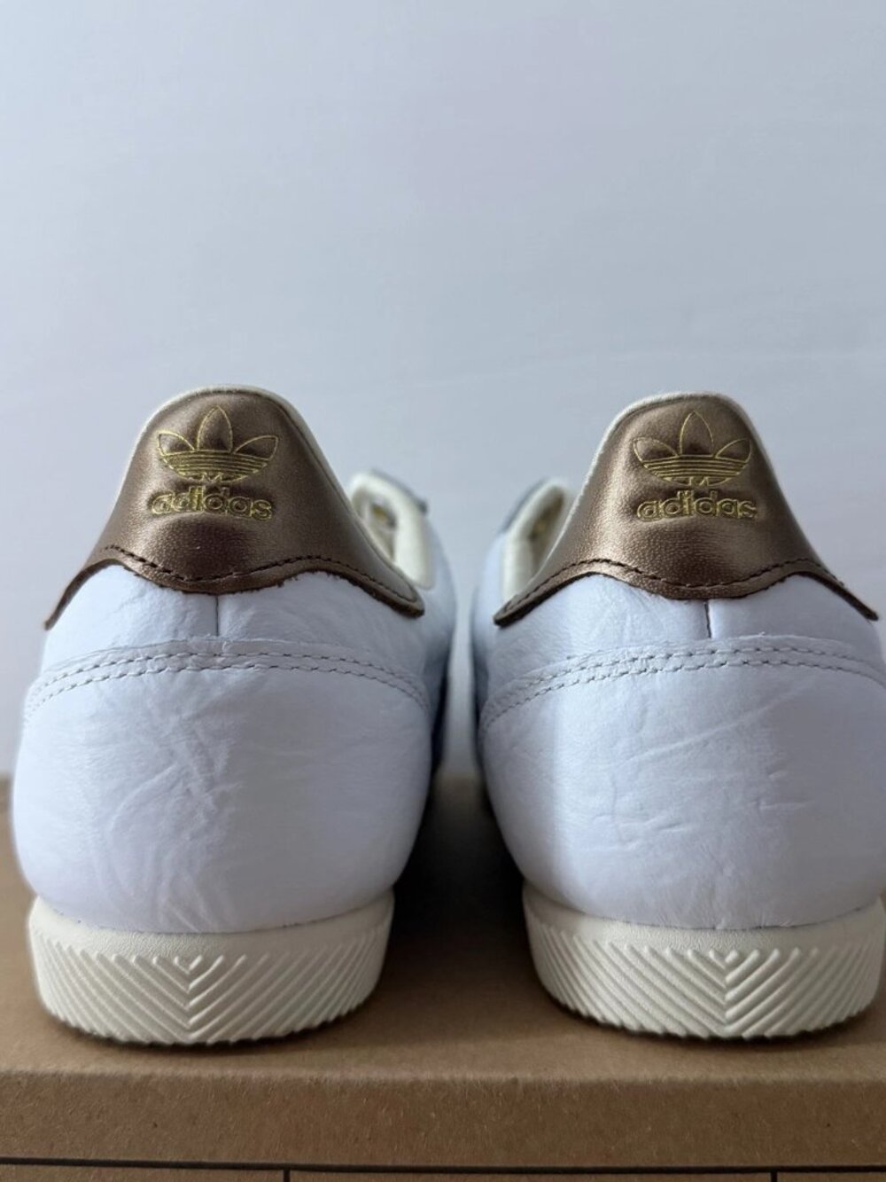 Women's Adidas Originals Japan Shoes - Cloud White Preloved Brown JQ9025  Brand - Picture 5 of 12